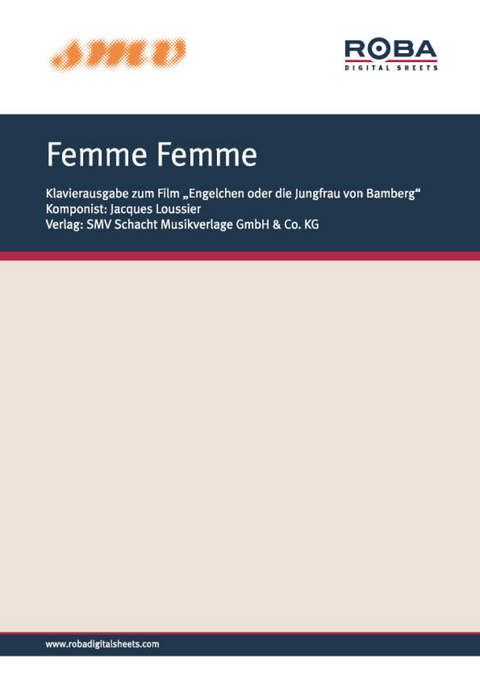 Femme Femme - Jacques Loussier, Hans-Georg Schindler