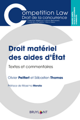 Droit matériel des aides d'État - Olivier Peiffert, Sébastien Thomas