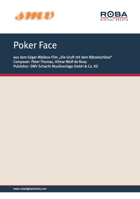 Poker Face - Peter Thomas, Hilmar Wolf-de Rooy