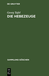 Die Hebezeuge - Georg Tafel