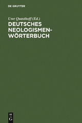 Deutsches Neologismenwörterbuch - 