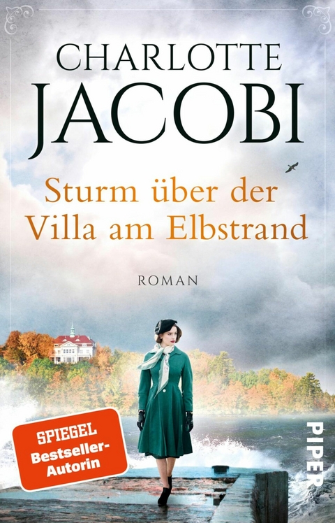 Sturm über der Villa am Elbstrand - Charlotte Jacobi