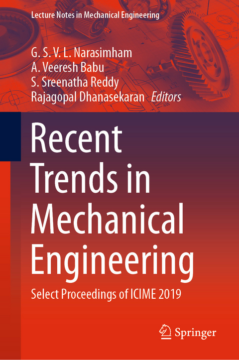 Recent Trends in Mechanical Engineering - 