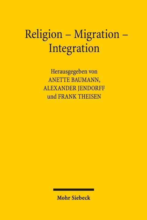 Religion - Migration - Integration - 