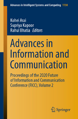 Advances in Information and Communication - 