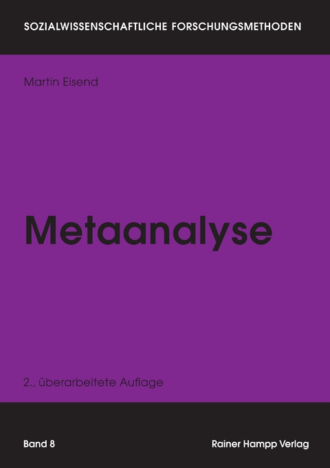 Metaanalyse -  Martin Eisend