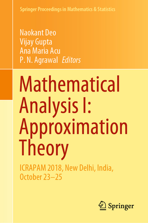 Mathematical Analysis I: Approximation Theory - 