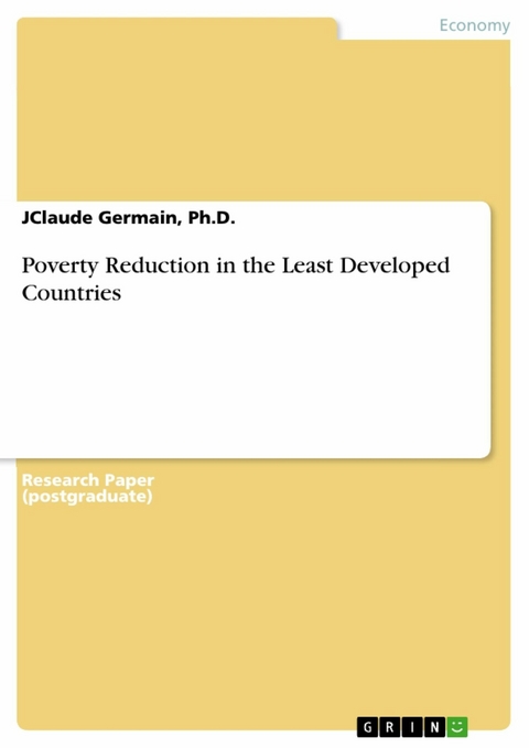 Poverty Reduction in the Least Developed Countries - Ph.D. Germain  JClaude