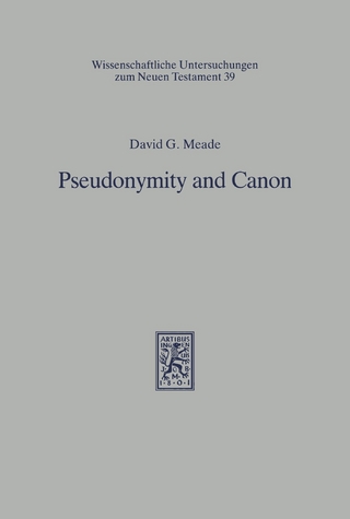 Pseudonymity and Canon - David G. Meade