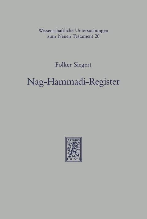 Nag-Hammadi-Register -  Folker Siegert