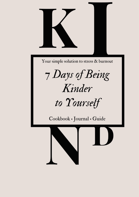 7 days of being kinder - Marie Glaeser