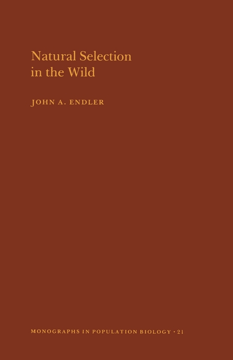 Natural Selection in the Wild - John A. Endler