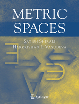 Metric Spaces - Satish Shirali, Harkrishan Lal Vasudeva
