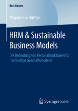 HRM & Sustainable Business Models - Mirjam von Buttlar