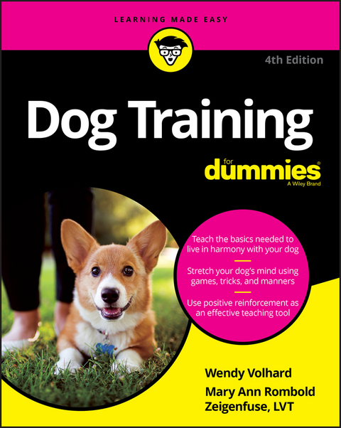 Dog Training For Dummies - Wendy Volhard, Mary Ann Rombold-Zeigenfuse