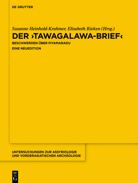 Der 'Tawagalawa-Brief' - 