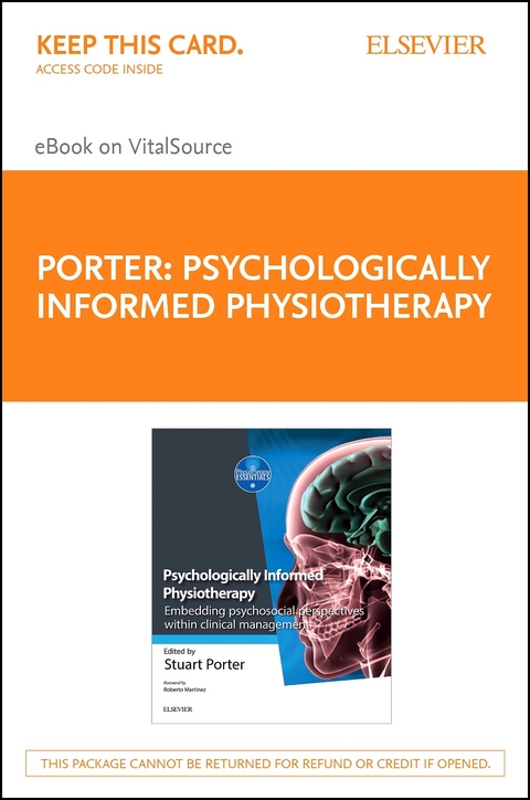 Psychologically Informed Physiotherapy E-Book - 