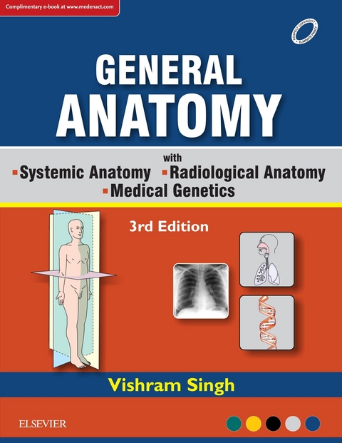 GENERAL ANATOMY Along with Systemic Anatomy Radiological Anatomy Medical Genetics -  Vishram Singh