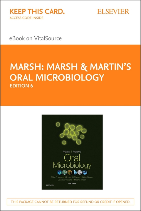 Marsh and Martin's Oral Microbiology - E-Book -  Michael A. O. Lewis,  Philip D. Marsh,  Helen Rogers,  David Williams,  Melanie Wilson