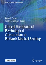 Clinical Handbook of Psychological Consultation in Pediatric Medical Settings - 