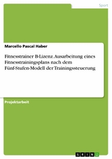 Fitnesstrainer B-Lizenz. Ausarbeitung eines Fitnesstrainingsplans nach dem Fünf-Stufen-Modell der Trainingssteuerung - Marcello Pascal Haber