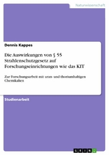 Die Auswirkungen von § 55 Strahlenschutzgesetz auf Forschungseinrichtungen wie das KIT -  Dennis Kappes