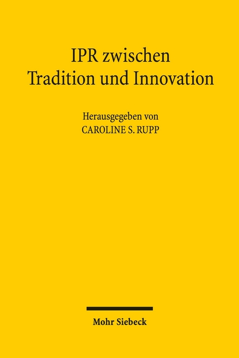 IPR zwischen Tradition und Innovation - 