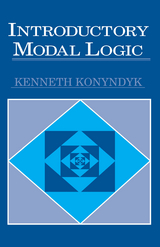 Introductory Modal Logic -  Kenneth J. Konyndyk Jr.