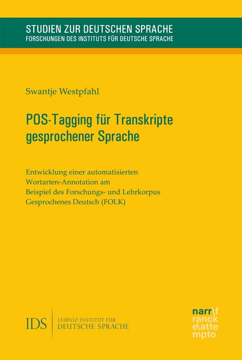 POS-Tagging für Transkripte gesprochener Sprache - Swantje Westpfahl