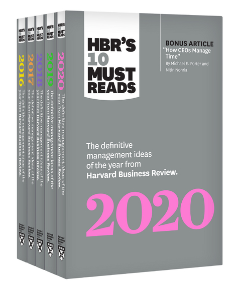 5 Years of Must Reads from HBR: 2020 Edition (5 Books) -  Marcus Buckingham,  Adam Grant,  Michael E. Porter,  Harvard Business Review,  Joan C. Williams