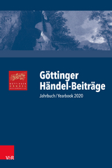 Göttinger Händel-Beiträge, Band 21 - 
