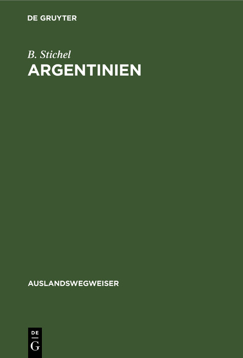 Argentinien - B. Stichel