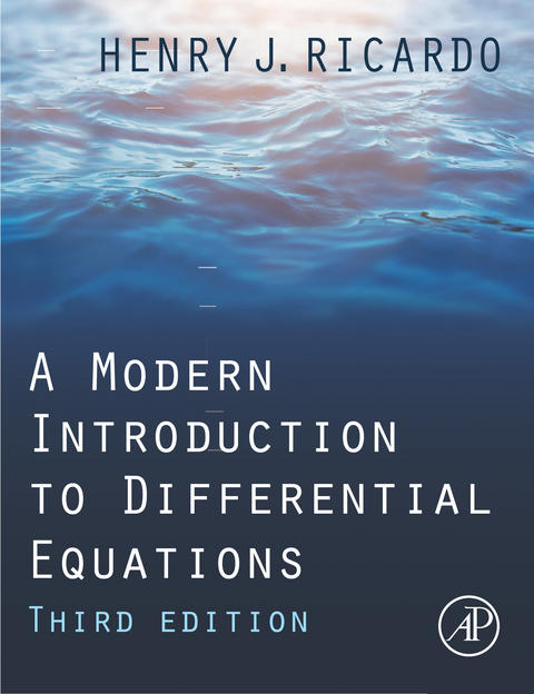 Modern Introduction to Differential Equations -  Henry J. Ricardo