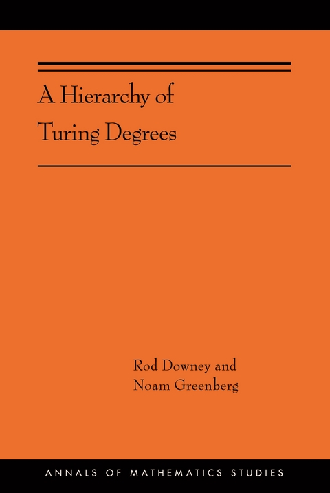 Hierarchy of Turing Degrees -  Rod Downey,  Noam Greenberg