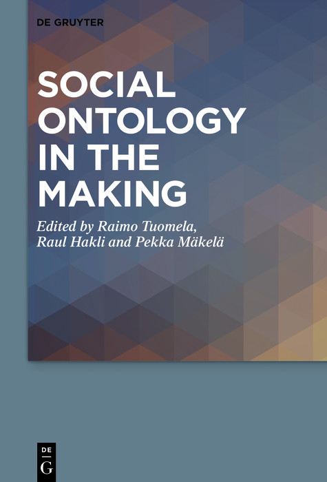Social Ontology in the Making - 