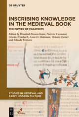 Inscribing Knowledge in the Medieval Book - 