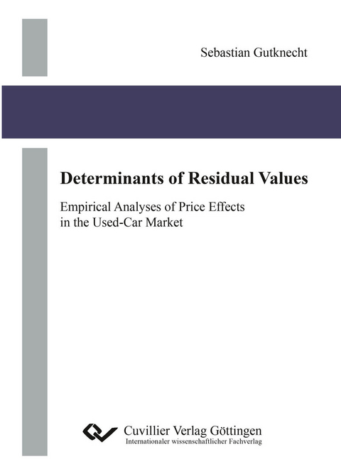 Determinants of Residual Values -  Sebastian Gutknecht