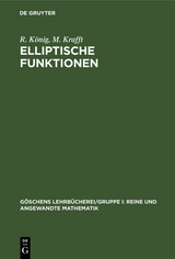Elliptische Funktionen - R. König, M. Krafft