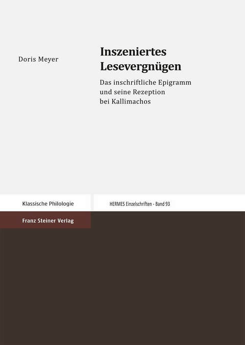 Inszeniertes Lesevergnügen -  Doris Meyer