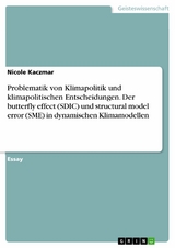 Problematik von Klimapolitik und klimapolitischen Entscheidungen. Der butterfly effect (SDIC) und structural model error (SME) in dynamischen Klimamodellen - Nicole Kaczmar