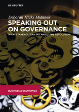 Speaking Out on Governance - Deborah Hicks Midanek