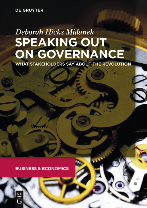 Speaking Out on Governance - Deborah Hicks Midanek