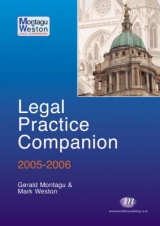 The Legal Practice Companion - Montagu, Gerald; Weston, Mark