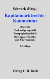 Kapitalmarktrechts-Kommentar - Schwark, Eberhard