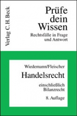 Handelsrecht - Wiedemann, Herbert; Fleischer, Holger