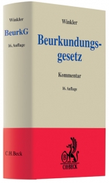 Beurkundungsgesetz - Winkler, Karl; Keidel, Theodor