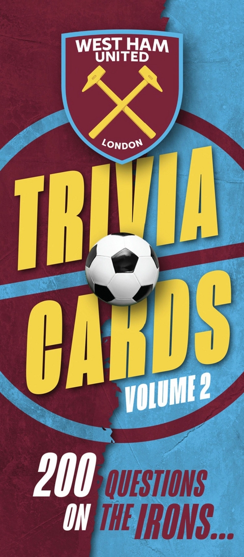 West Ham United FC Trivia Cards Volume 2 - 