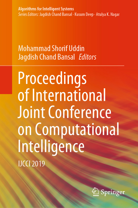 Proceedings of International Joint Conference on Computational Intelligence - 