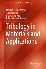 Tribology in Materials and Applications - 