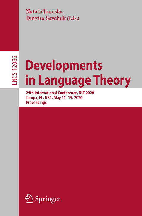 Developments in Language Theory - 